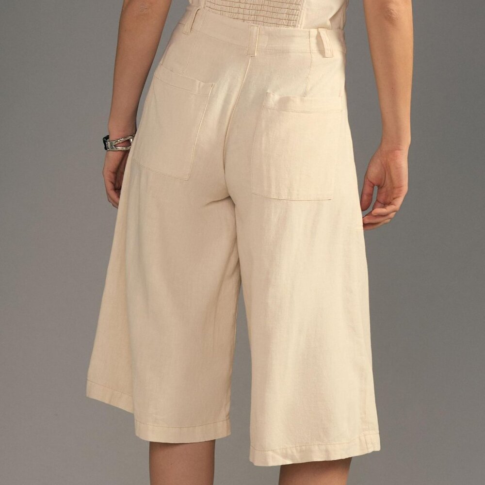 ANTHROPOLOGIE PILCRO Cargo Culottes pants Sz 6 NEW - Picture 2 of 8